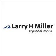 A logo of larry h miller hyundai peoria