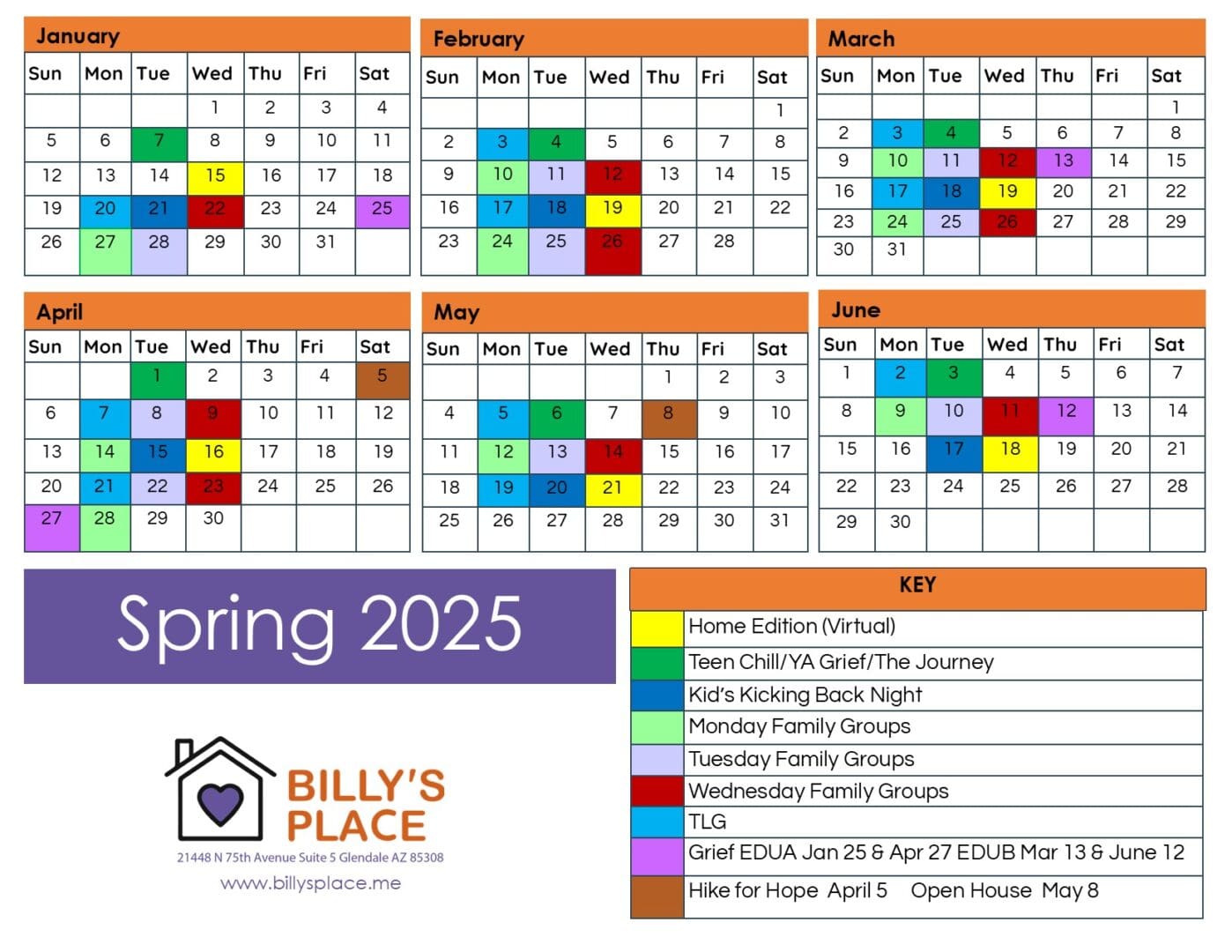 Spring 2025 Calendar Final